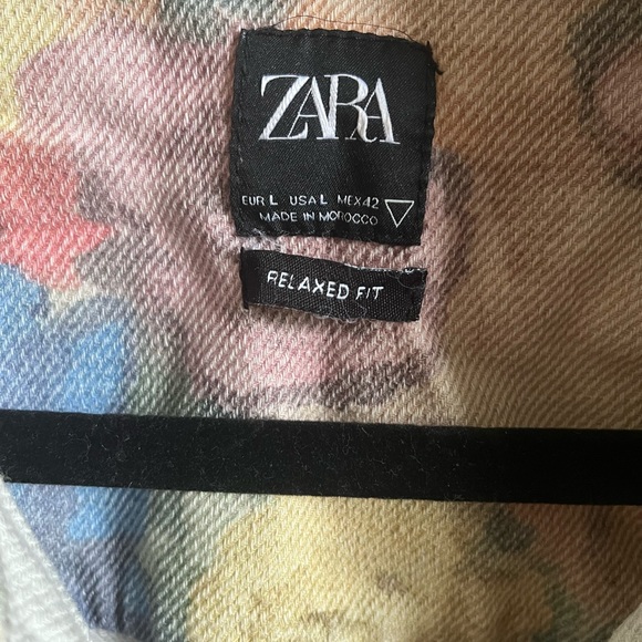 Zara Floral Print Overshirt - Picture 2 of 6